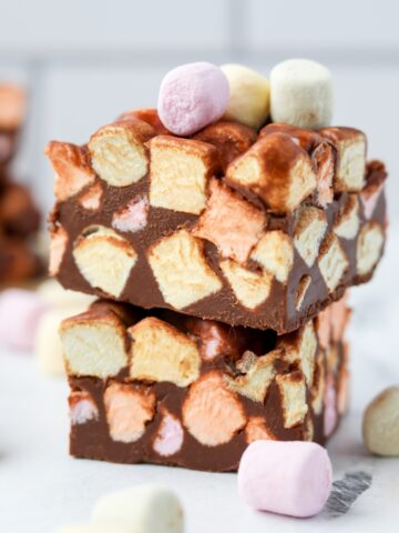 Two confetti bars stacked on top of each other.