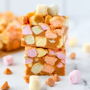 Two confetti bars stacked on top of each other.