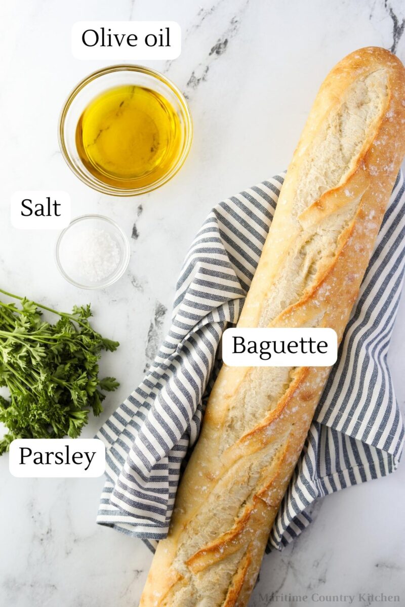 Toasted Baguette Slices (How to Make Crostini)