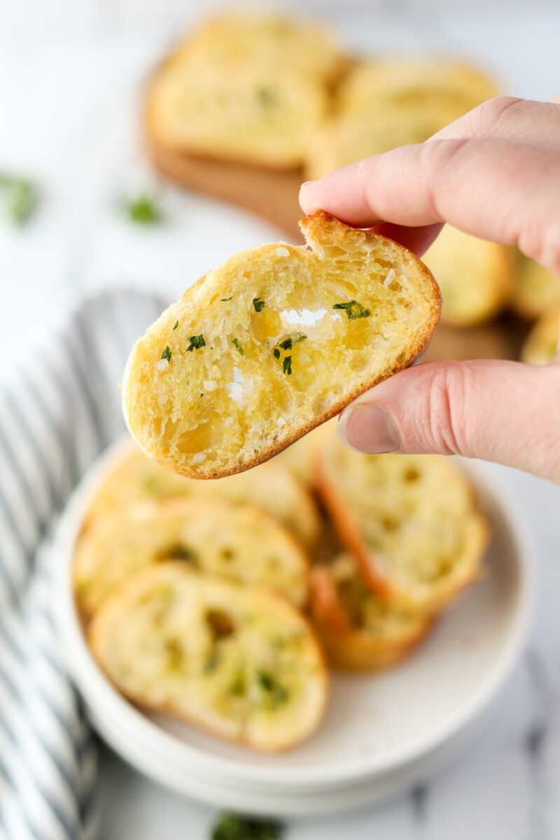 Toasted Baguette Slices (How to Make Crostini)